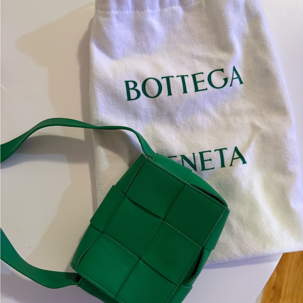 Bottega Veneta Vibrant Green Crossbody Bag